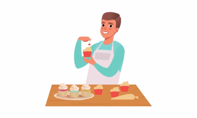 Baking and Decorating Cupcakes